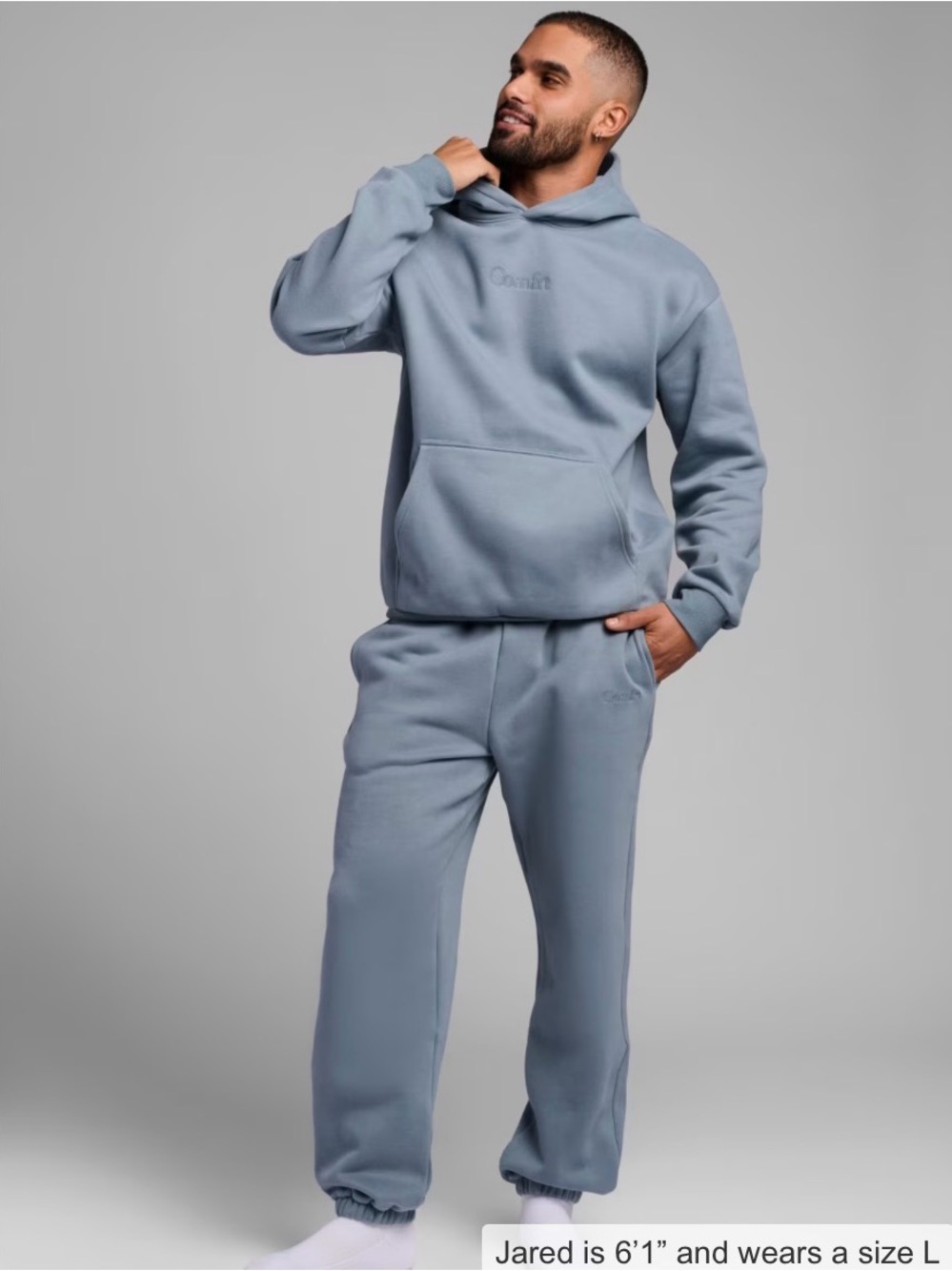 Relaxed Men and Women's Sweatpants Hoodie and straight leg sweat pants - Picture 2 of 8